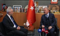 TBMM Milli Savunma Komisyonu Başkanı Akar Ankara Büyükelçisi İsmet Korukoğlu ile görüştü