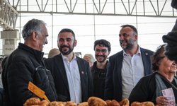 TDP Gazimağusa'da açık pazarda esnaf ve vatandaşlarla buluştu