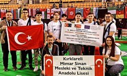 Türk öğrenciler robotikte zirvede: Dünya birinciliği Kırklareli'nden