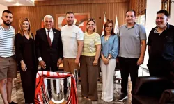 Baf 'dan Mahmut Özçınar'a teşekkür ziyareti