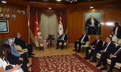 Başbakan Üstel, Türkiye Aile Bakanı Göktaş'ı kabul etti