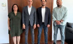 Çelik, Amcaoğlu'nu ziyaret etti