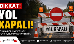 Girne Acapulco kavşağı ile Değirmenlik yol ayrımı, 22 Haziran Pazartesi sabahına kadar kapalı olacak