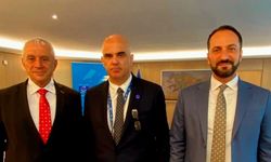 Taçoy ve Candan, Avrupa Konseyi Genel Sekreteri Alain Berset ile bir araya geldi