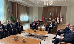 Cumhurbaşkanı Erhürman, Cevdet Yılmaz'ı kabul etti