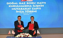 TC ile KKTC arasında Doğalgaz Boru Hattı Kurulmasına İlişkin Mutabakat Zaptı imzalandı