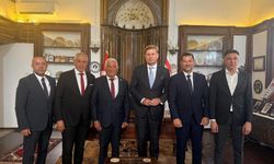 Alman Milletvekili Krah, Kıbrıs Türk Belediyeler Birliği'ni ziyaret etti