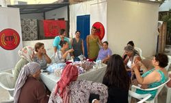 CTP Kadın Örgütü 'Hayaller Örülür' Projesi'nin ilk buluşması Haspolat'ta düzenlendi