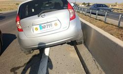 Güzelyurt Lefkoşa anayolunda trafik kazası...Bir kişi yaralandı, bir kişi tutuklandı
