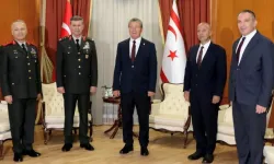 Ünal Üstel, yeni KTBK ve GKK komutanlarını kabul etti