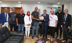 Dışişleri Bakanı Ertuğruloğlu, T-Bikers heyetini kabul etti