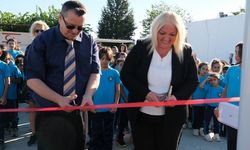 Çayırova İlkokulu'nun yeni oyun parkı açıldı