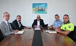 Güzelyurt'ta, üniversite öğrencilerinin trafik güvenliği için toplantı yapıldı