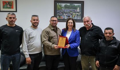 CTP Başkanı İncirli, Kalkanlı Spor Kulübü Yönetim Kurulu heyetini kabul etti