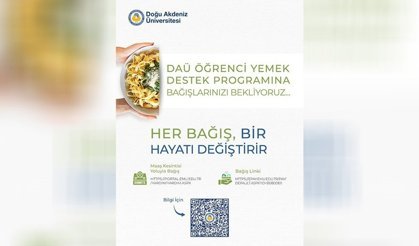 DAÜ ücretsiz yemek programı devam ediyor