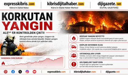 İtfaiye Müdürlüğü 20-26 Nisan'da 5 yangına müdahale etti