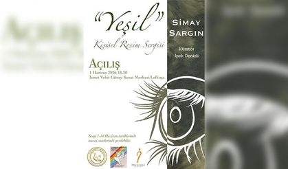 Simay Sergın'ın ilk kişisel sergisi pazartesi açılıyor