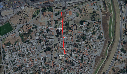Gazimağusa Suriçi'nde Mahmut Celaleddin Sokak trafiğe kapatıldı