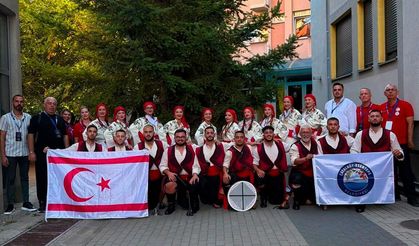 Çatalköy Esentepe Belediyesi Halk Dansları Topluluğu, Sırbistan'da festivale katıldı