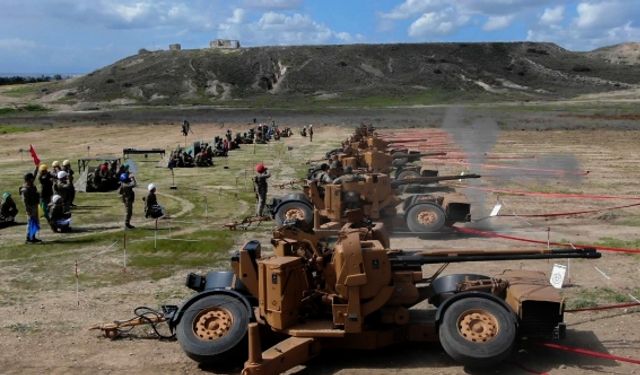 Beyköy’de Topçu Atışı Tatbikatı Yapıldı