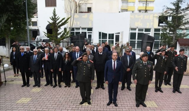 Tekke Bahçesi Şehitliği’nde anma töreni düzenlendi