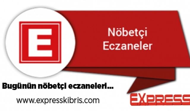 4 Mayıs 2024 Cumartesi Nöbetçi Eczaneler