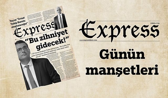 10 Eylül 2024 KKTC-TC Gazete Manşetleri