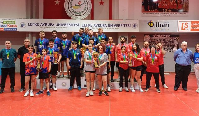 Masa Tenisinde Federasyon Kupası heyecanı yaşandı