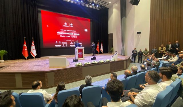 Yüksek Mahkeme binasının temeli atılıyor