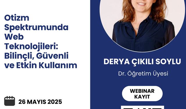 Kıbrıs Otizm Derneği bu akşam ağ teknolojileri kullanımı konulu webinar düzenliyor