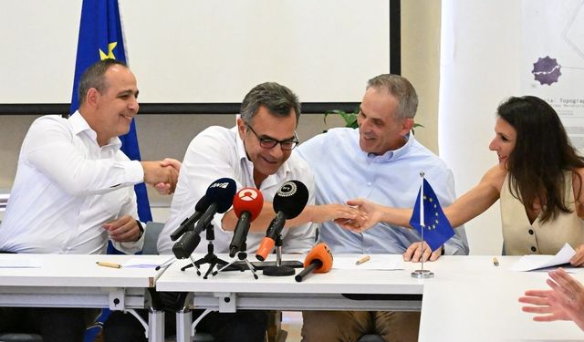 Haspolat Arıtma Tesisi'ne güneş enerjisi sistemi kurulması projesinde imzalar atıldı