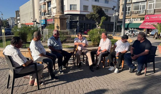 Serdar Denktaş, Sarayönü’nde...