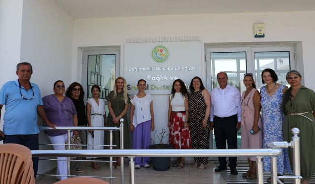 CTP Kadın Örgütü’nden Değirmenlik-Akıncılar Belediyesi Sağlık ve Sosyal Destek Merkezi’ne ziyaret