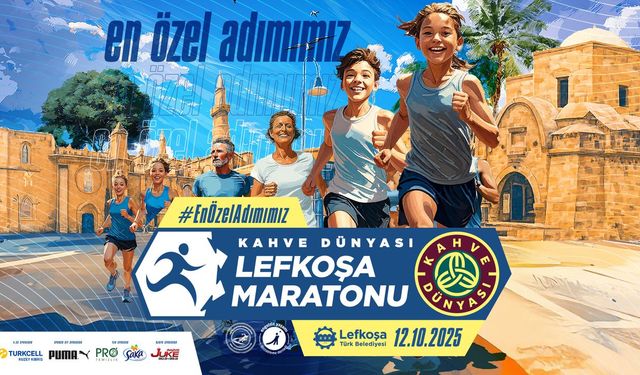 Kahve Dünyası Lefkoşa Maratonu 12 Ekim Pazar gün koşulacak