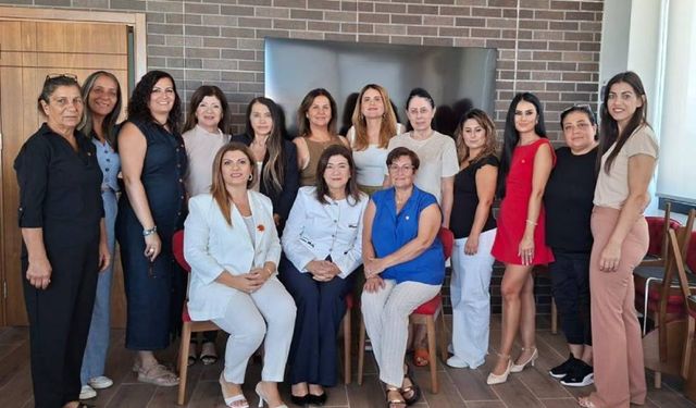 UBP Güzelyurt İlçe Kadın Kolları’ndan ‘Atak’ başlığı altında toplantı