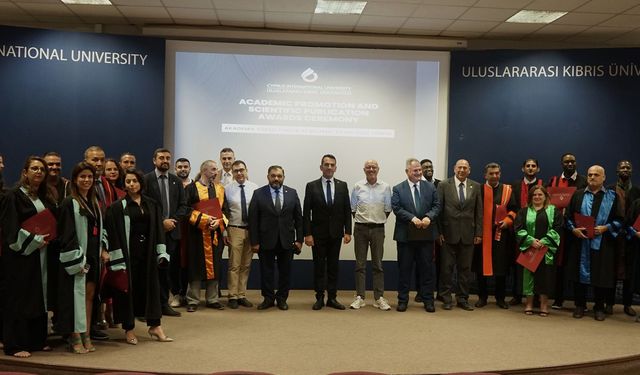 UKÜ’de Akademik Yükseltme ve Bilimsel Yayın Ödül Töreni düzenlendi