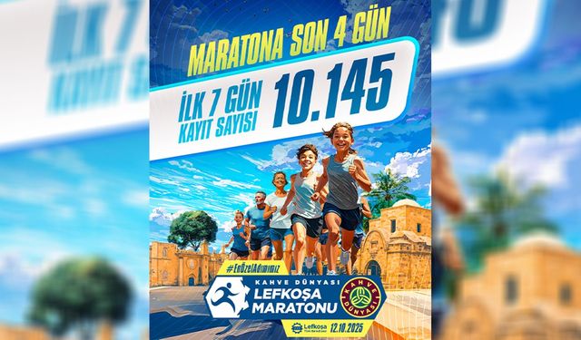 Lefkoşa Maratonu'na kayıtlar 10 bini geçti