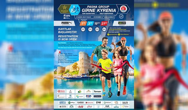 'Pasha Group Girne Yarı Maratonu 2025' başlıyor