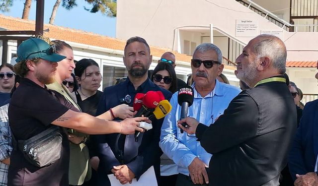 KTÖS, Lefke İstiklal İlkokulu'nda eylem yaptı