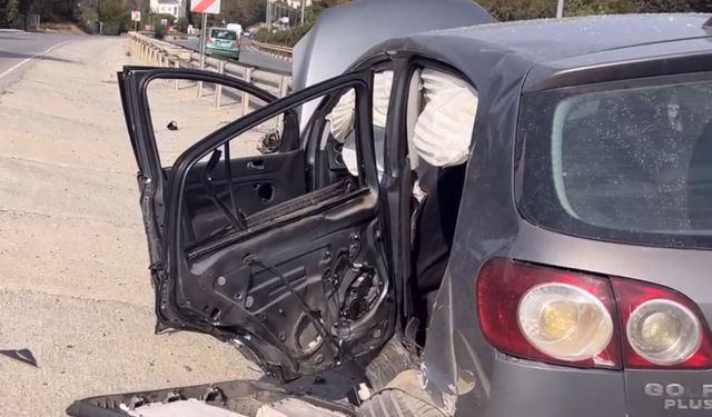 Trafik kazasında 27 yaşındaki Bağcı ağır yaralandı