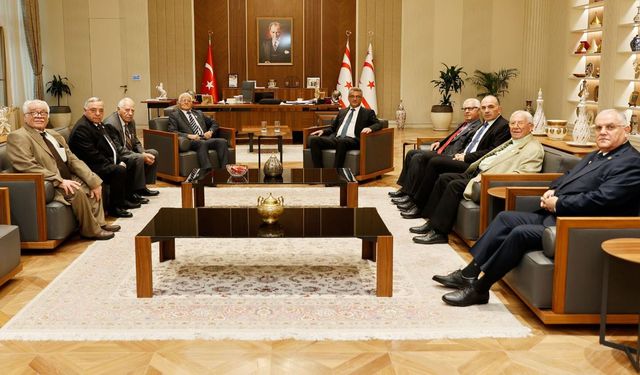 Cumhurbaşkanı Tufan Erhürman, Muharip Dernek Başkanlarını kabul etti