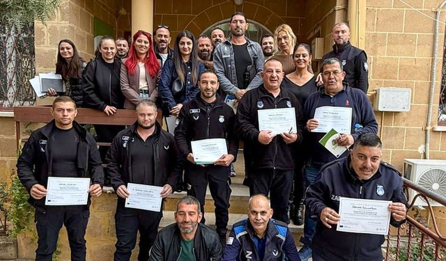 LTB Halk ve Çevre Sağlığı Şubesi ekipleri AB'nin düzenlediği eğitime katıldı