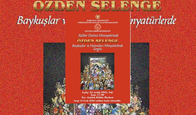 Özden Selenge'nin 24. kişisel sergisi 'Baykuşlar ve Hatıraları Minyatürlerde' 23 Aralık'ta açılacak
