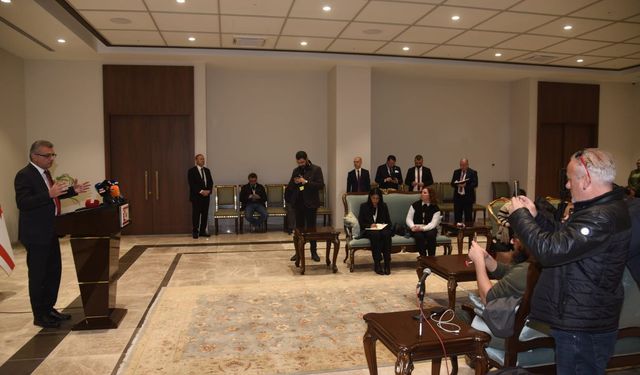 Cumhurbaşkanı Erhürman: 'Kıbrıs Türk halkı çözüm iradesi gösteriyor, hayal kırıklığı yaşansın istemiyoruz'