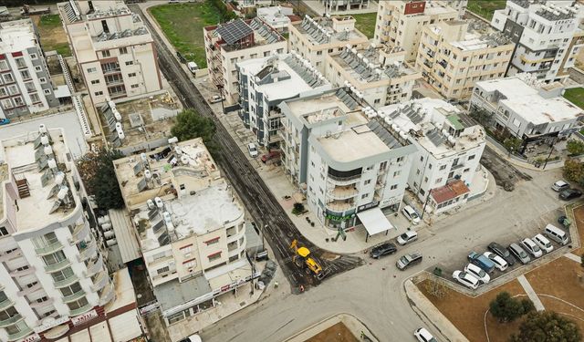 Kaliland bölgesinde katran serme işlemine geçiliyor