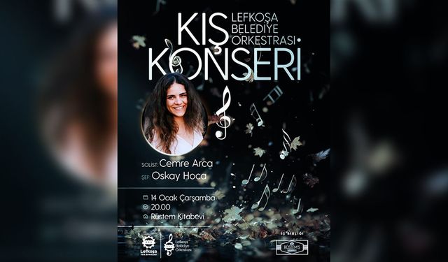 Lefkoşa Belediye Orkestrası'ndan kış konseri