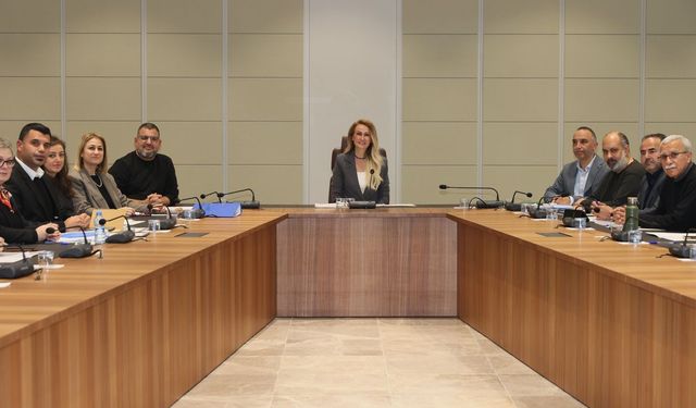 Nilden Bektaş Erhürman, çevre ve iklim konusunda toplantı gerçekleştirdi