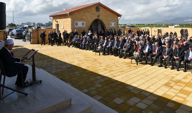 Beha Hüseyin Köprülü Camii düzenlenen törenle ibadete açıldı