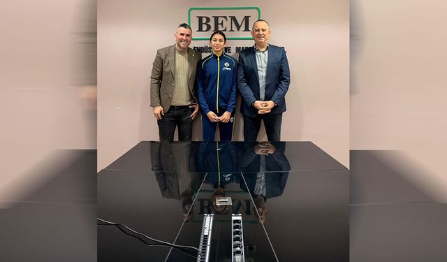 Boğaz Endüstri ve Maden (BEM) Ltd. Milli atlet Ada Kafa'ya hedefleri kapsamında destek verdi