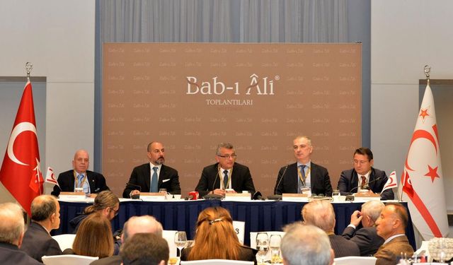 Cumhurbaşkanı Erhürman Bab-ı Âli Toplantıları'nın 35'inci dönemine onur konuşmacısı olarak katıldı